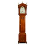 Rhode Island Chippendale Mahogany Block-and-Shell Tallcase Clock