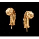 14k Gold Cartier Earrings
