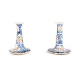 Two Chinese Export Candlesticks