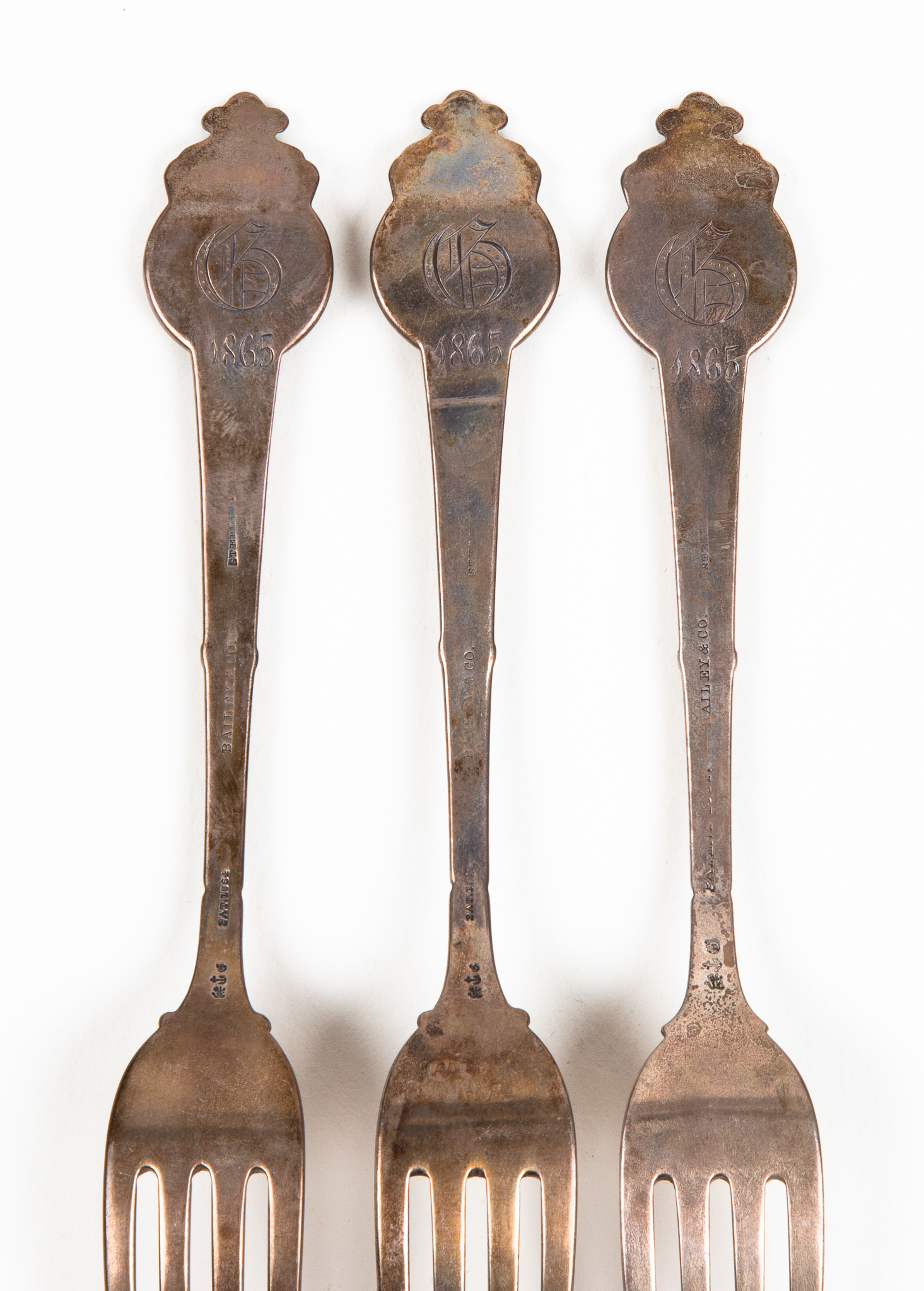 (3) President Ulysses S. Grant, Luncheon Forks - Image 3 of 3