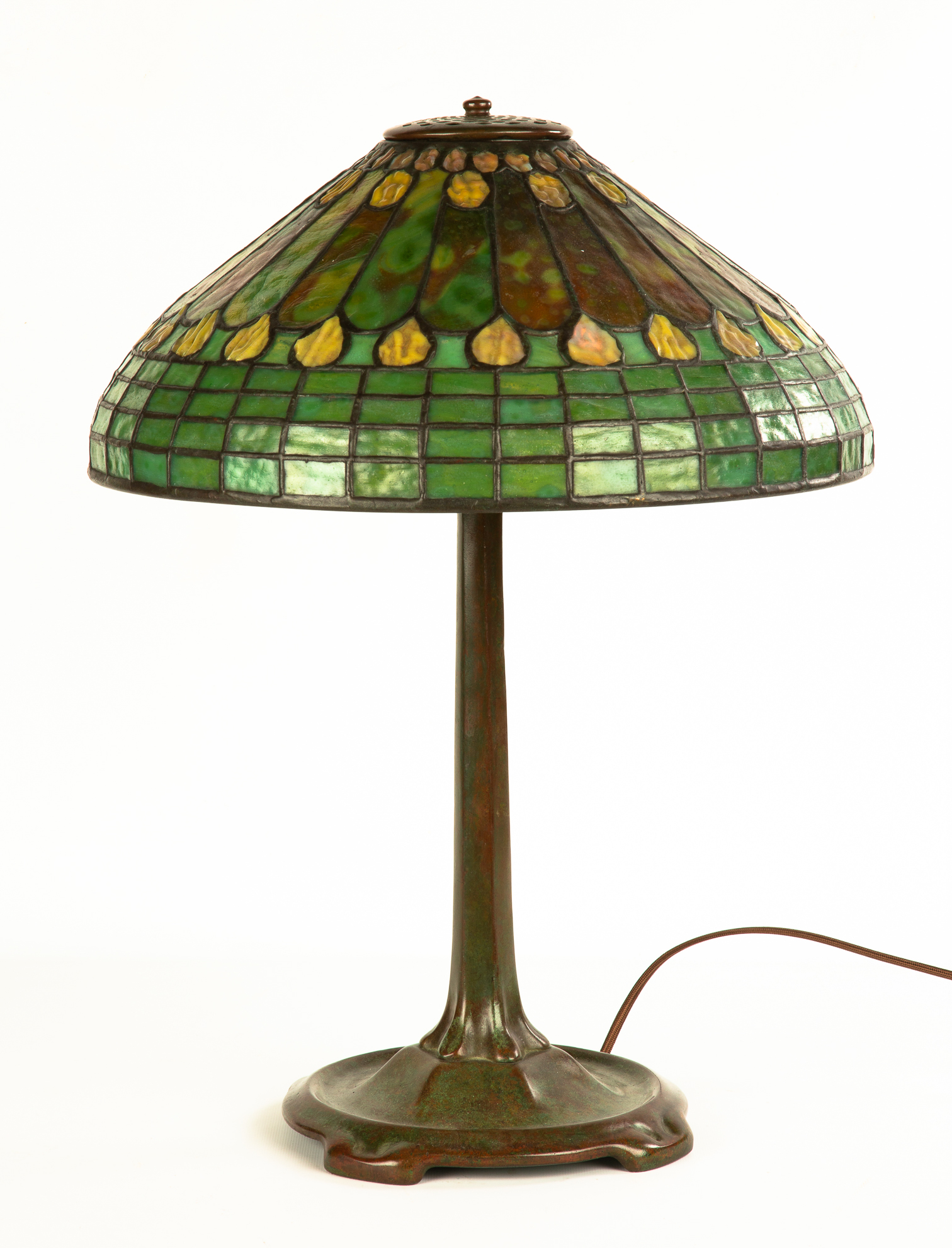 Tiffany Studios, New York, Jewel and Feather Table Lamp - Image 2 of 6