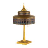 Tiffany Studios, New York Furnaces Plique-A-Jour Table Lamp