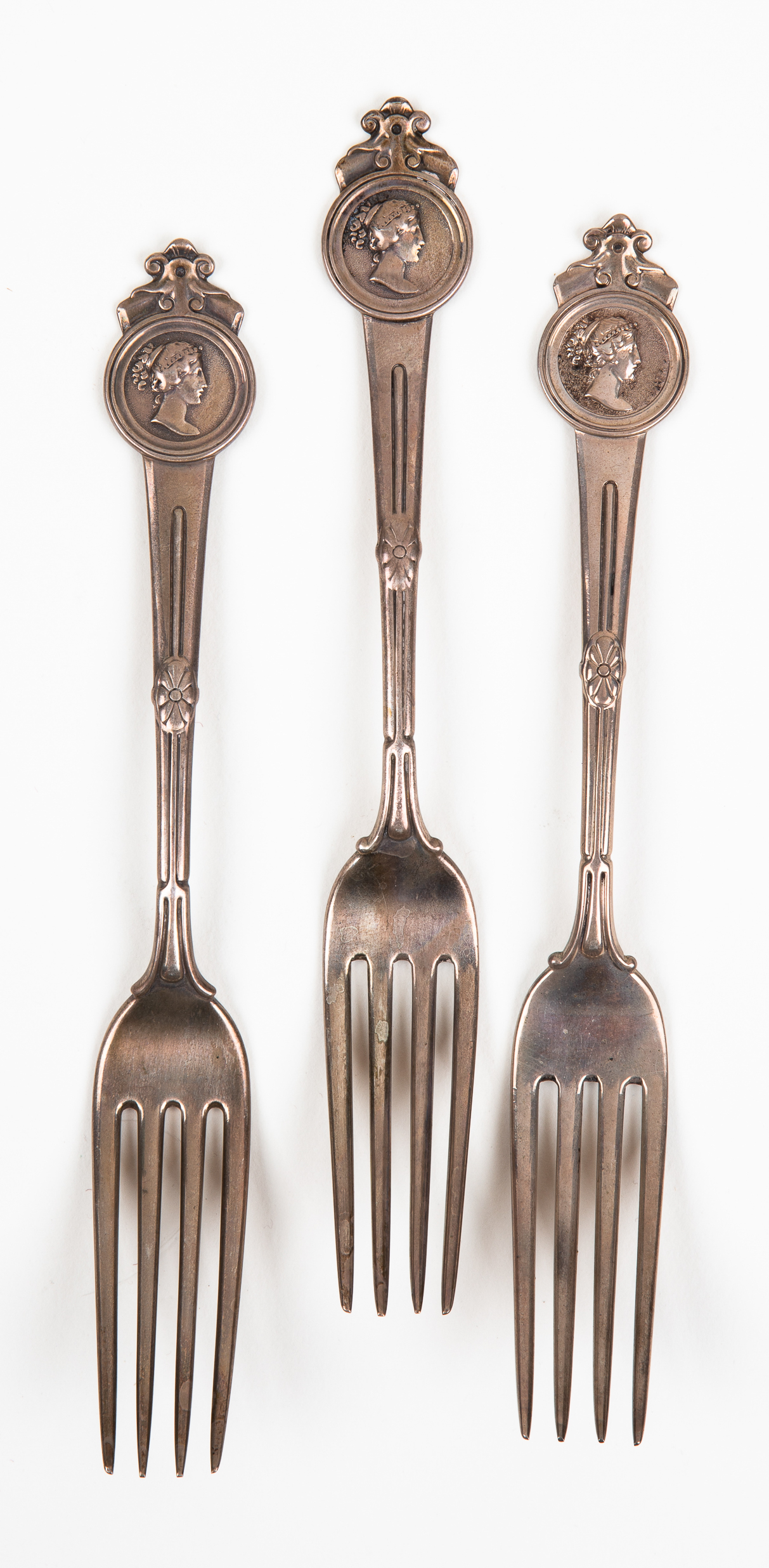 (3) President Ulysses S. Grant, Luncheon Forks - Image 2 of 3