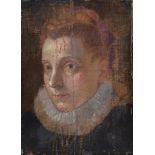 Circle of Annibale Carracci, Early Portrait of a Woman