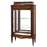 French Ormolu-Mounted Rosewood Vitrine