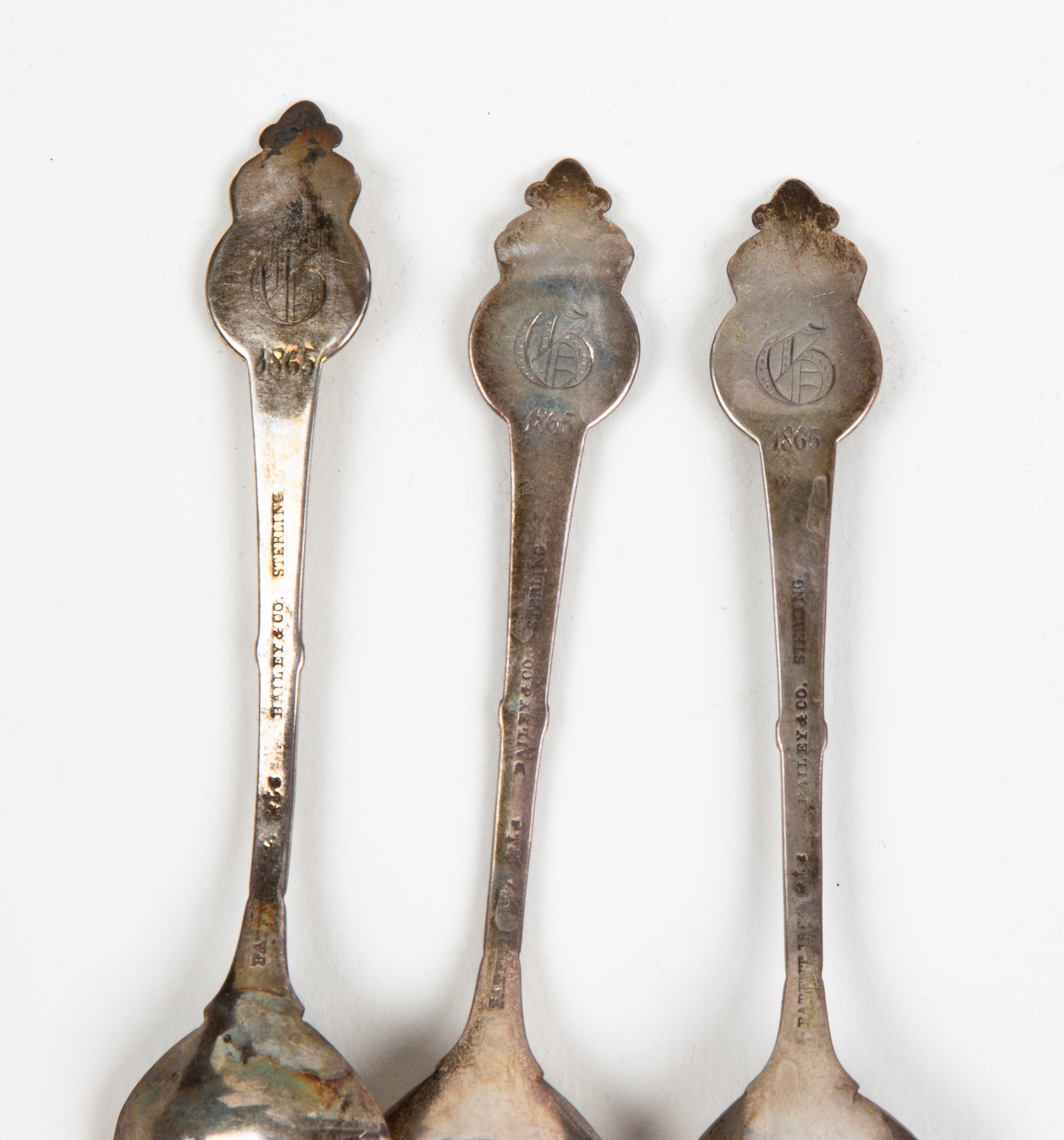 (3) President Ulysses S. Grant, Tea Spoons - Image 3 of 3