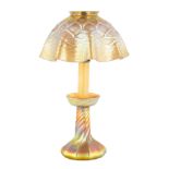 Tiffany Studios Favrile Candle Lamp