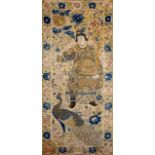 Fine Chinese Kesi Embroidered Silk Tapestry