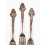 (3) President Ulysses S. Grant, Luncheon Forks