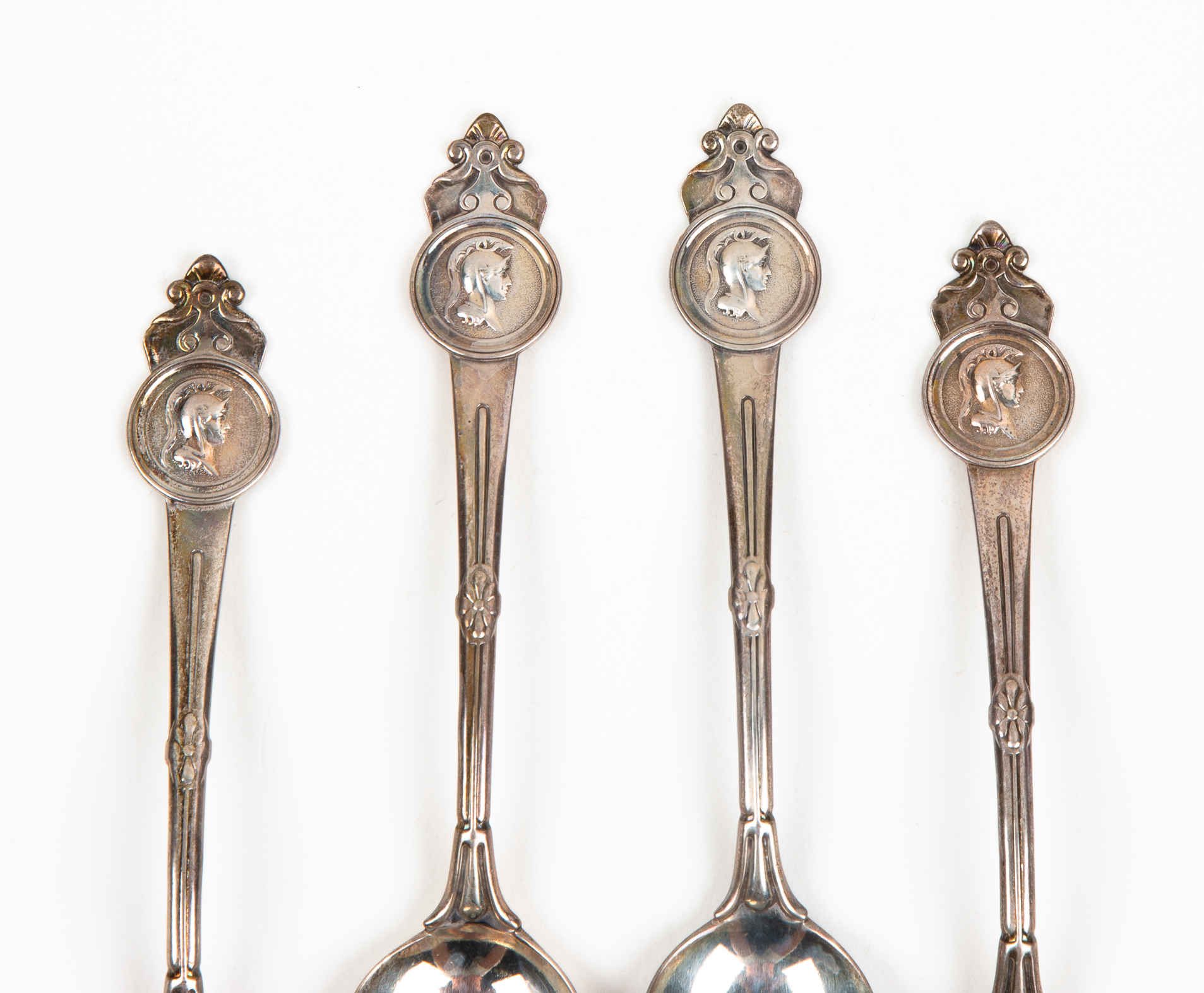 (4) President Ulysses S. Grant, Tea Spoons