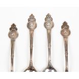 (4) President Ulysses S. Grant, Tea Spoons