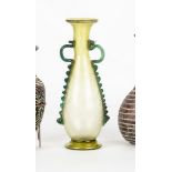 Roman or Byzantine Pale Green Glass Amphora