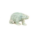 Carved Jade Polar Bear