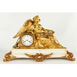 French Gilt Bronze Clock