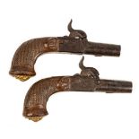 Two French Percussion Pistols