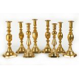 Four Pair of English Candlesticks