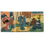 Utagawa Kuniyoshi Triptych