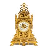 French Brass Shelf Clock