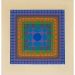 Victor Vasarely (French, 1906-1997) "Plate 1"