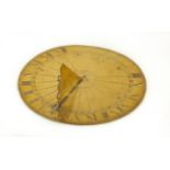 Early Brass Sundial