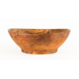 Early Turned Wooden Bowl