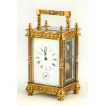 French Brass Carriage Clock