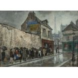 Roger Broders (French, 1883-1953) Paris Street Scene