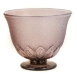 Daum Nancy Footed Bowl