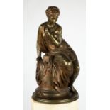 Jean Jules Salmson (French, 1823–1902) Bronze of Pandora
