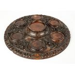 Carved Black Forest Wine Serving Board