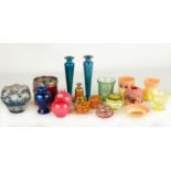 Group of Various Art Glass Items