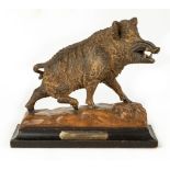 Black Forest Carving of Wild Boar