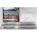 Kato Precision Railroad Models - Santa Fe Super Chief 4 Car Set #106-6002 Set B, N gauge. All appear