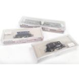 3 x Micro Ace N Gauge locomotives: A0820 EH 10-1 Electric and A9250 ED41/A9253 EF61-200 C-Type