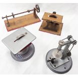 Live steam accessories to include Weeden Grinding Wheel and Line Shaft, Wilesco Table Saw and