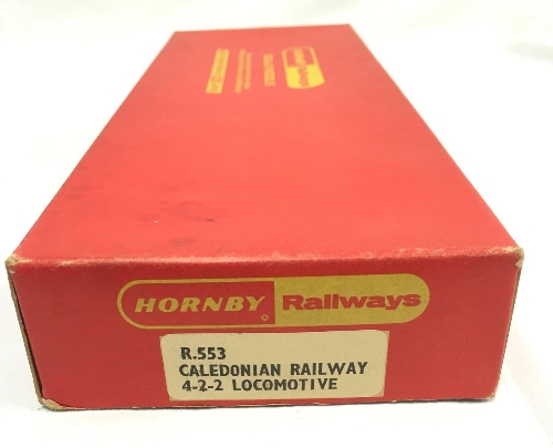 Hornby R553 Caledonian Railway 4-2-2 locomotive- appears in Good Plus condition in Good Plus box - Image 3 of 3