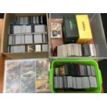 Large collection of Magic The Gathering collectors cards together with other collectors cards to