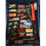 A tray containing approx 30 OO Gauge rolling stock. Generally Good condition.