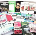 A quantity of railway related books to include Hornby Book of Trains 1927-32.