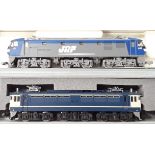 2 x KATO N gauge electric locomotives: 3019-5 EF65 1000 and one other.