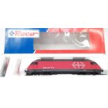 Roco 43655 loco HO gauge class Re 4/4 460 in red of the SBB, Epoch V. Boxed.
