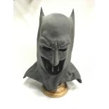Batman Black Urethane Cowl mask.