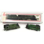 Three OO Gauge locomotives: Lima L205103 GWR Class 6000 King George V with tender - boxed, Lima