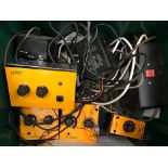 3 x OO Gauge Power Transformers and 4 x Kent Panel Controls (see photo for details).