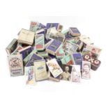 Collection of approx 45 packets of cigarette cards .