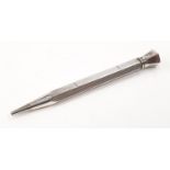 Sterling Silver "Life-Long" propelling pencil - working with lead.