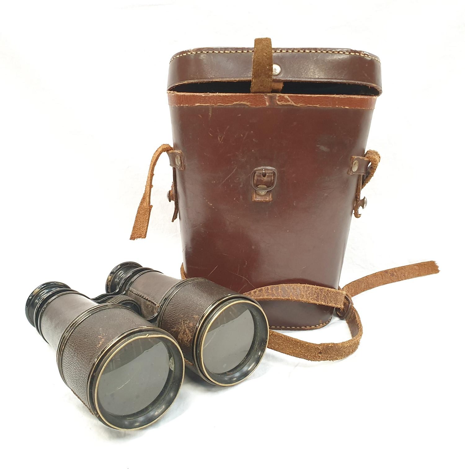 J.H.Steward Ltd Optician cased binoculars.