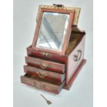 A gentleman's dressing table box in the oriental fashion.