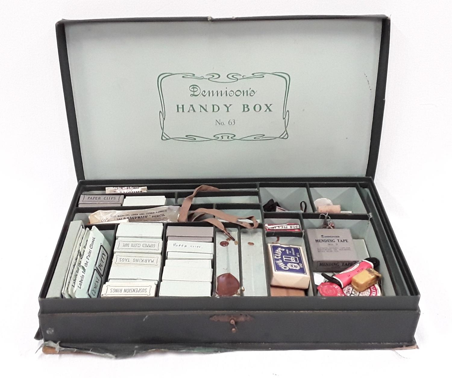 Dennison's handy box No 63 with insides.