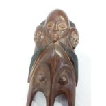 Tribal Art mask wall hanging - 33 cm long. This item has been in the vendor's family for over 50